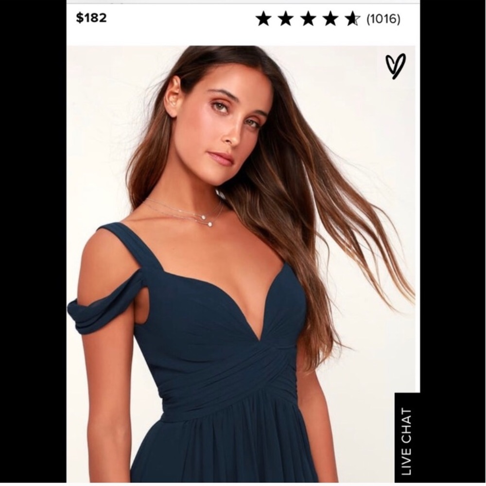 Lulus navy Dress